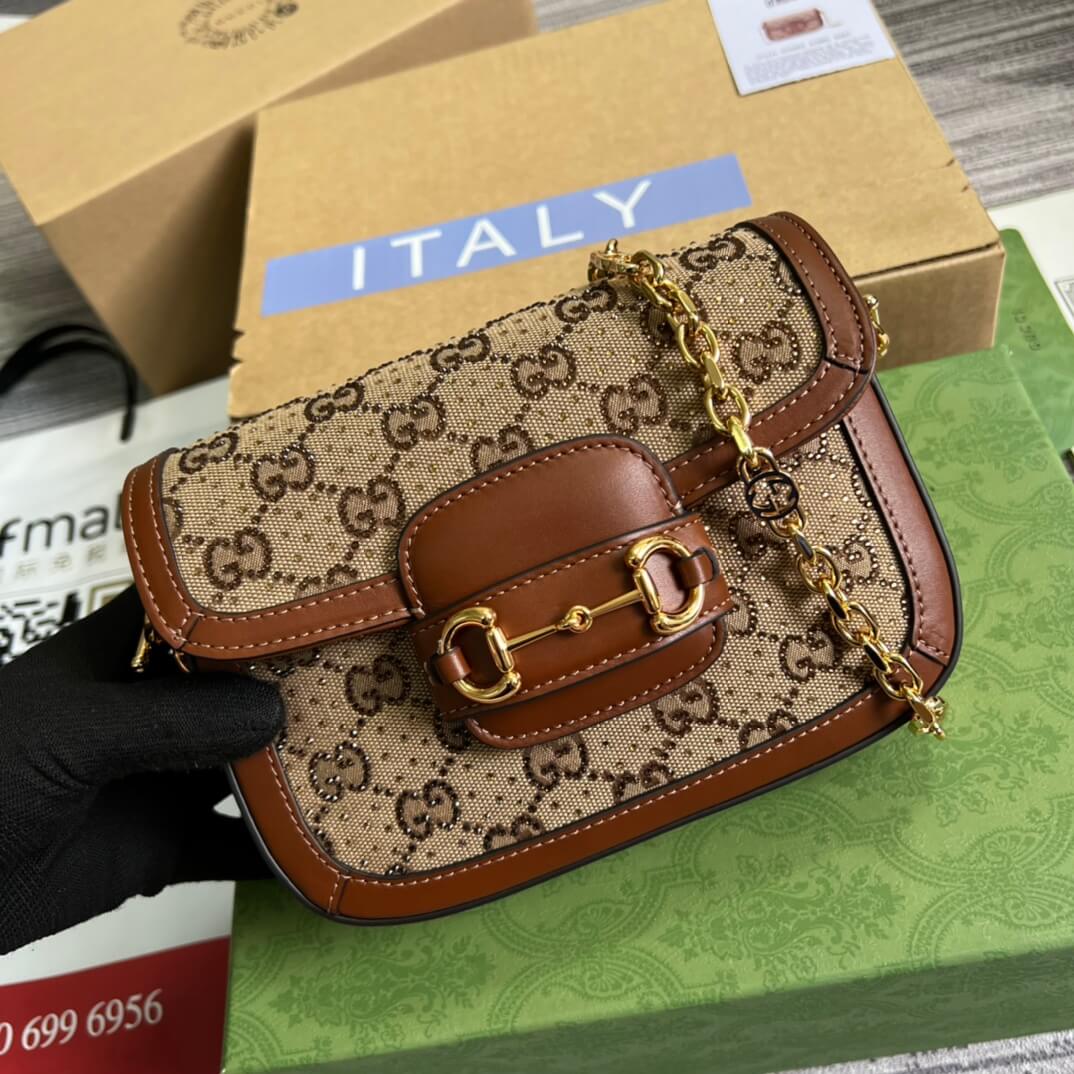 675801 denim dionysus saddle bag 20 5cm brown