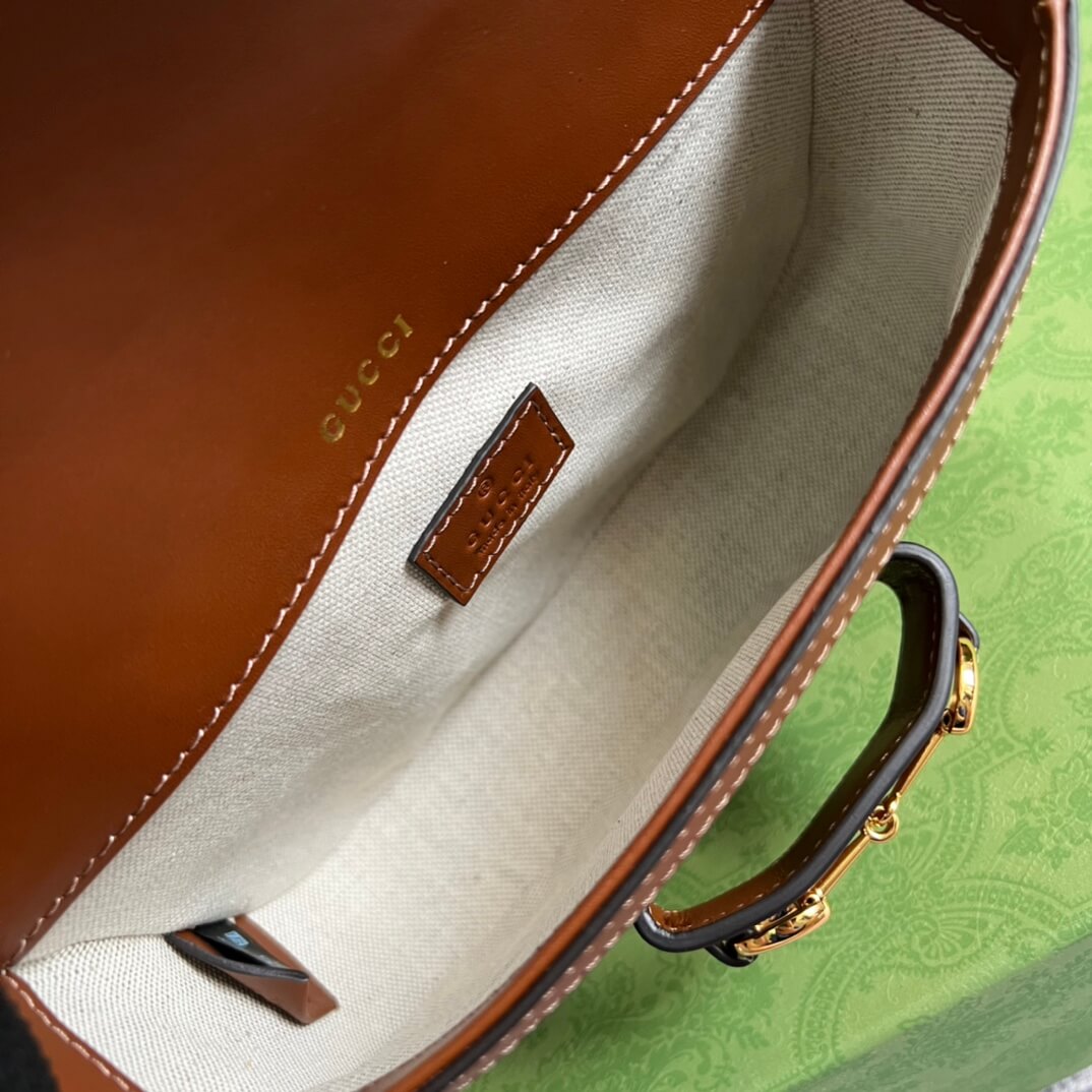 675801 denim dionysus saddle bag 20 5cm brown