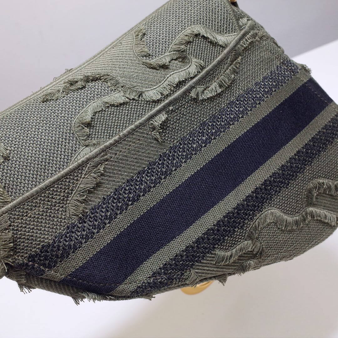 6815 saddle bag 25 5cm embroidery denim grey 1