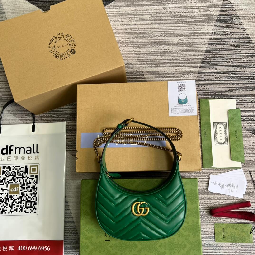 699514 gg mini handbag 21cm green shoulder bag cross body bags