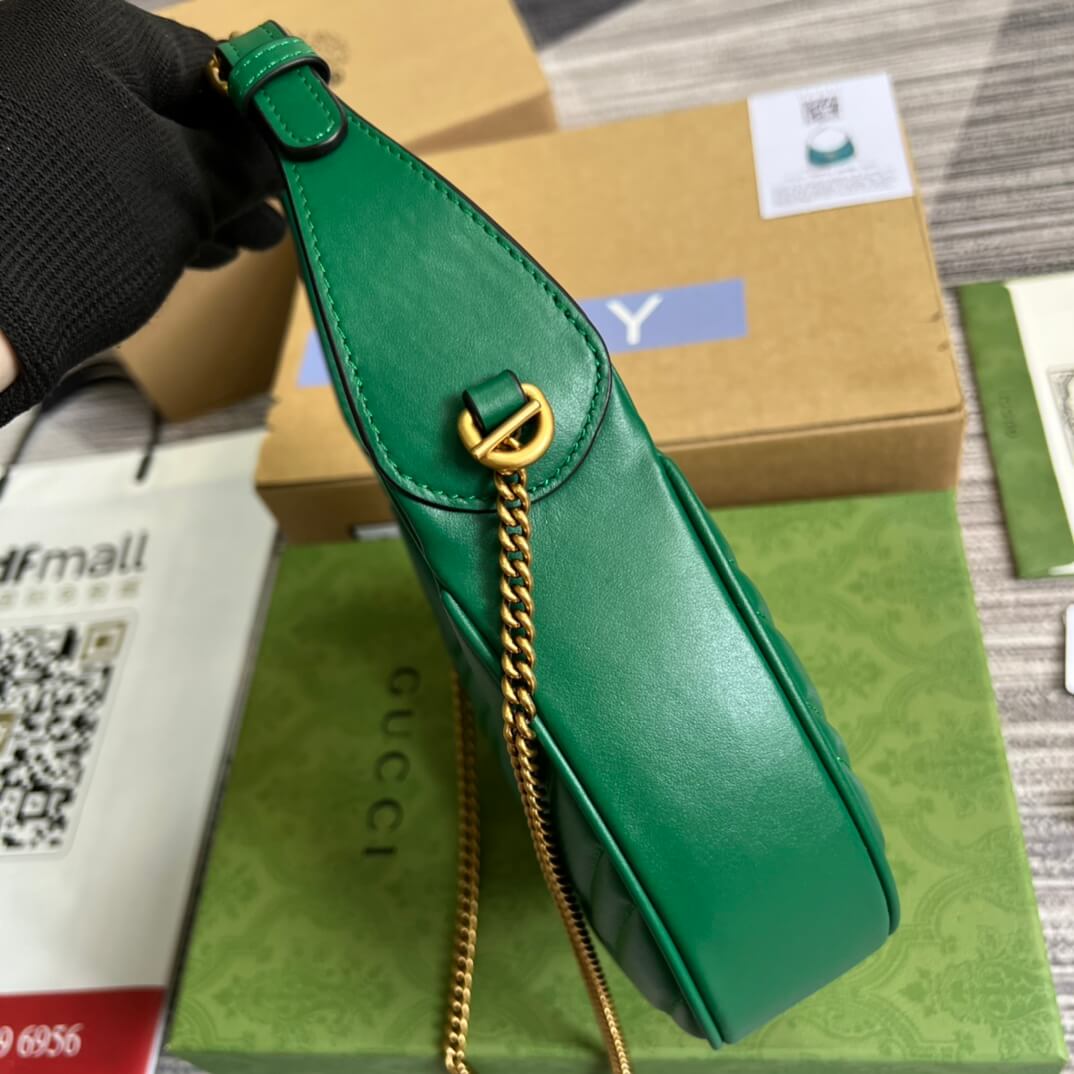 699514 gg mini handbag 21cm green shoulder bag cross body bags