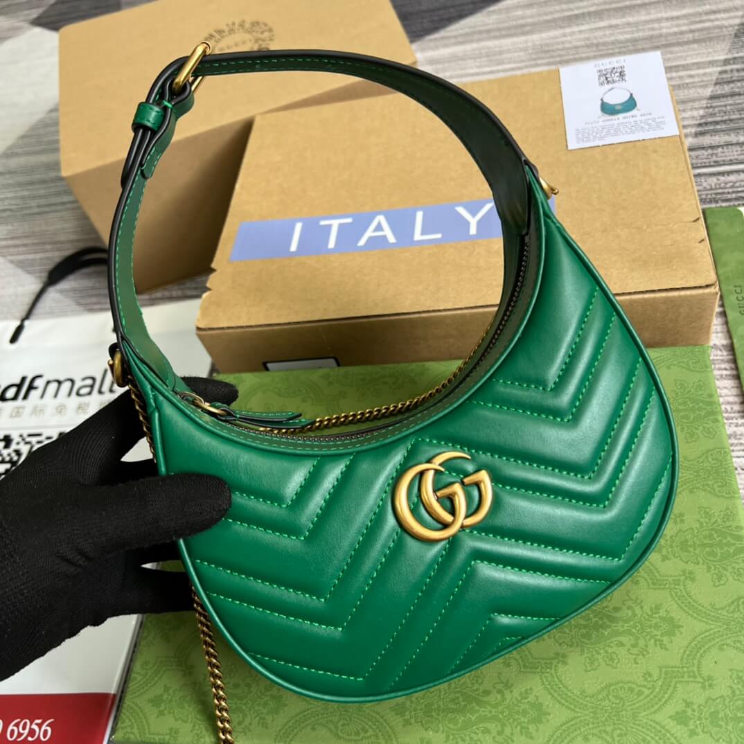 699514 gg mini handbag 21cm green shoulder bag cross body bags