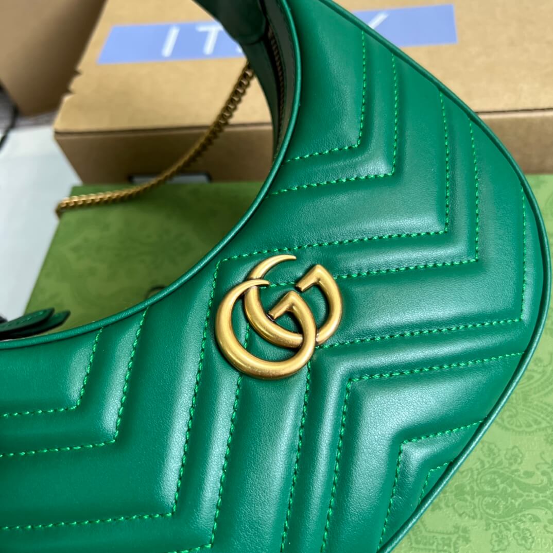 699514 gg mini handbag 21cm green shoulder bag cross body bags