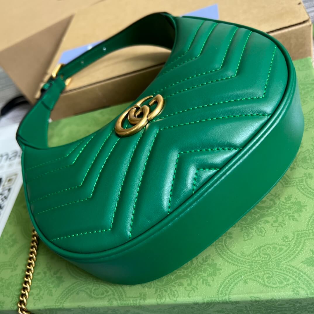 699514 gg mini handbag 21cm green shoulder bag cross body bags