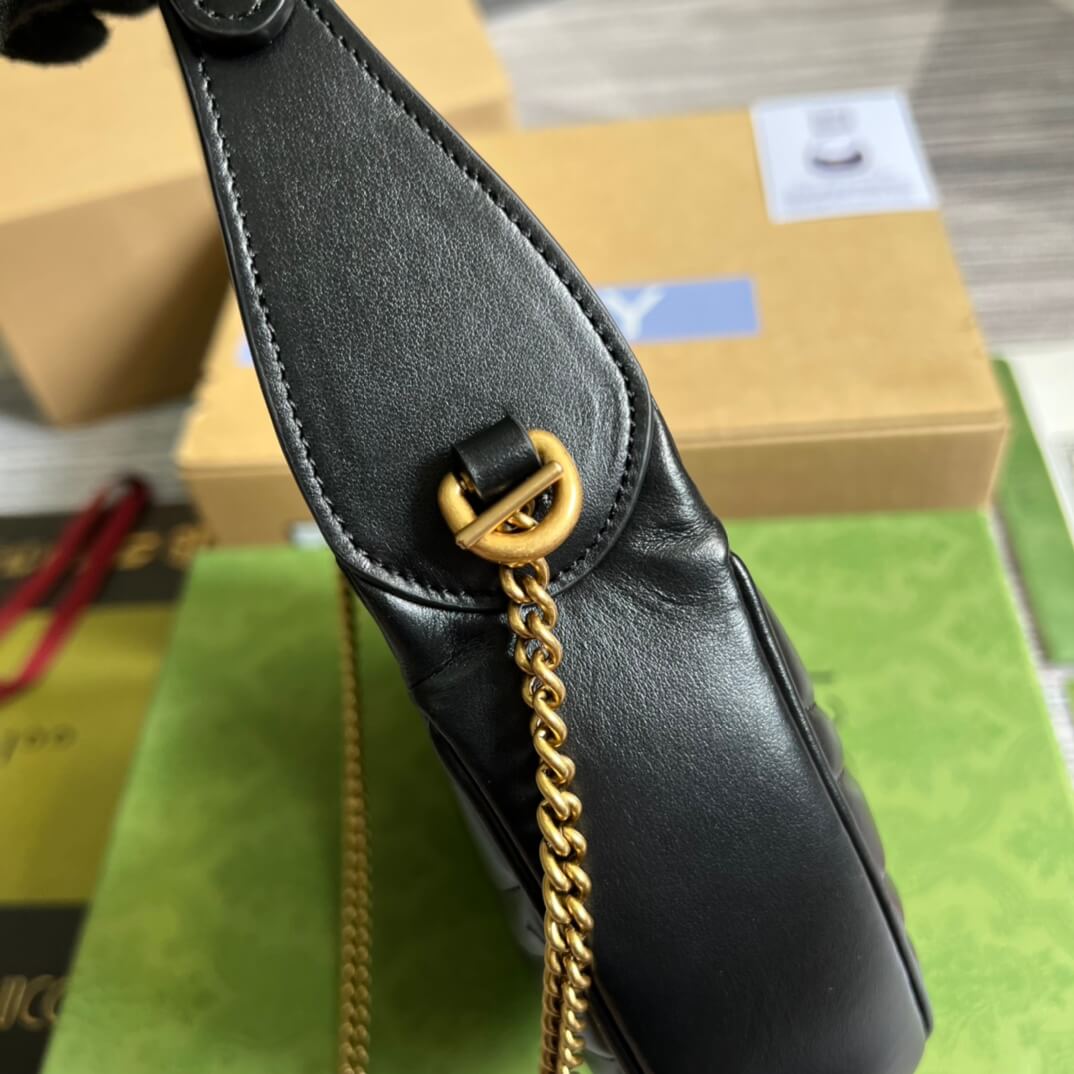 gucci gg 699514 marmont half moon shaped mini bag