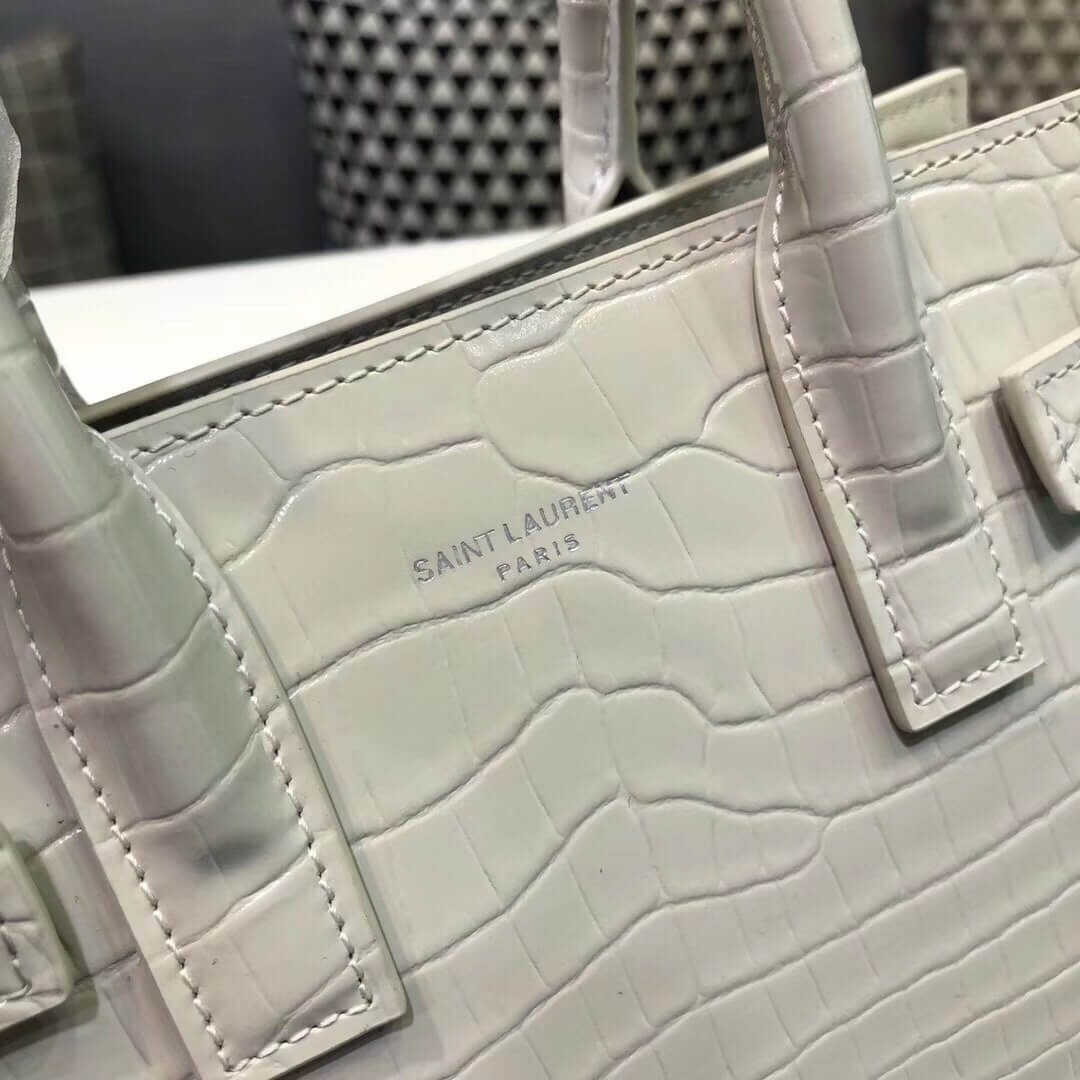 ys l607788 shoulder bag black leather golden color crocodile pattern µĸ±±¾