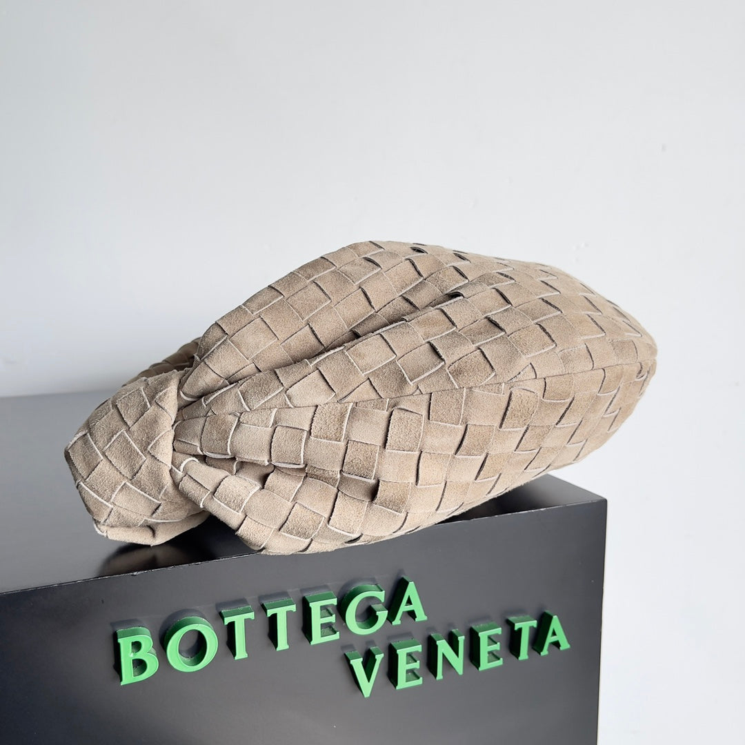 Bottega Veneta Jodie Medium Suede Camel 690225