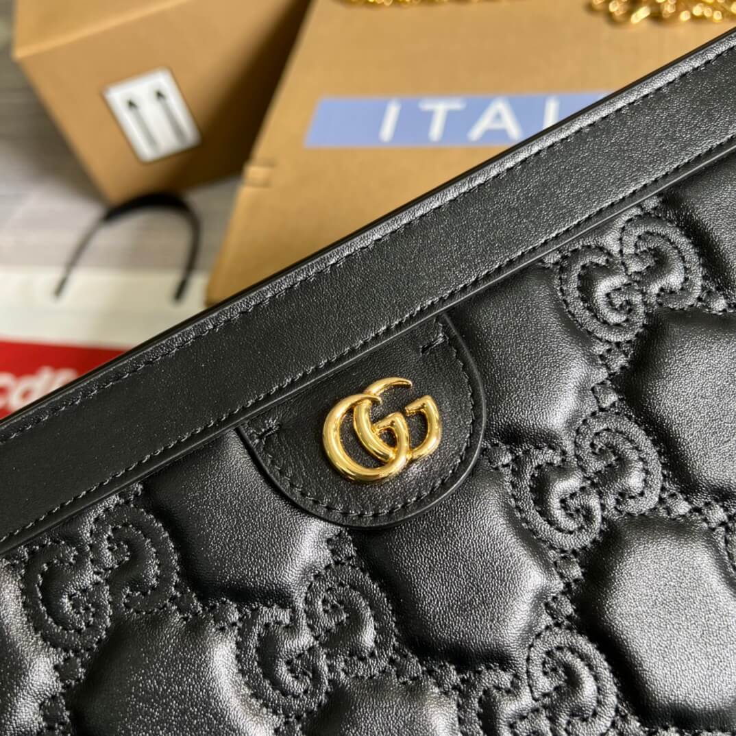 702196 gg matelasse um8hg 1046 32 5cm black shoulder bag cross body bags