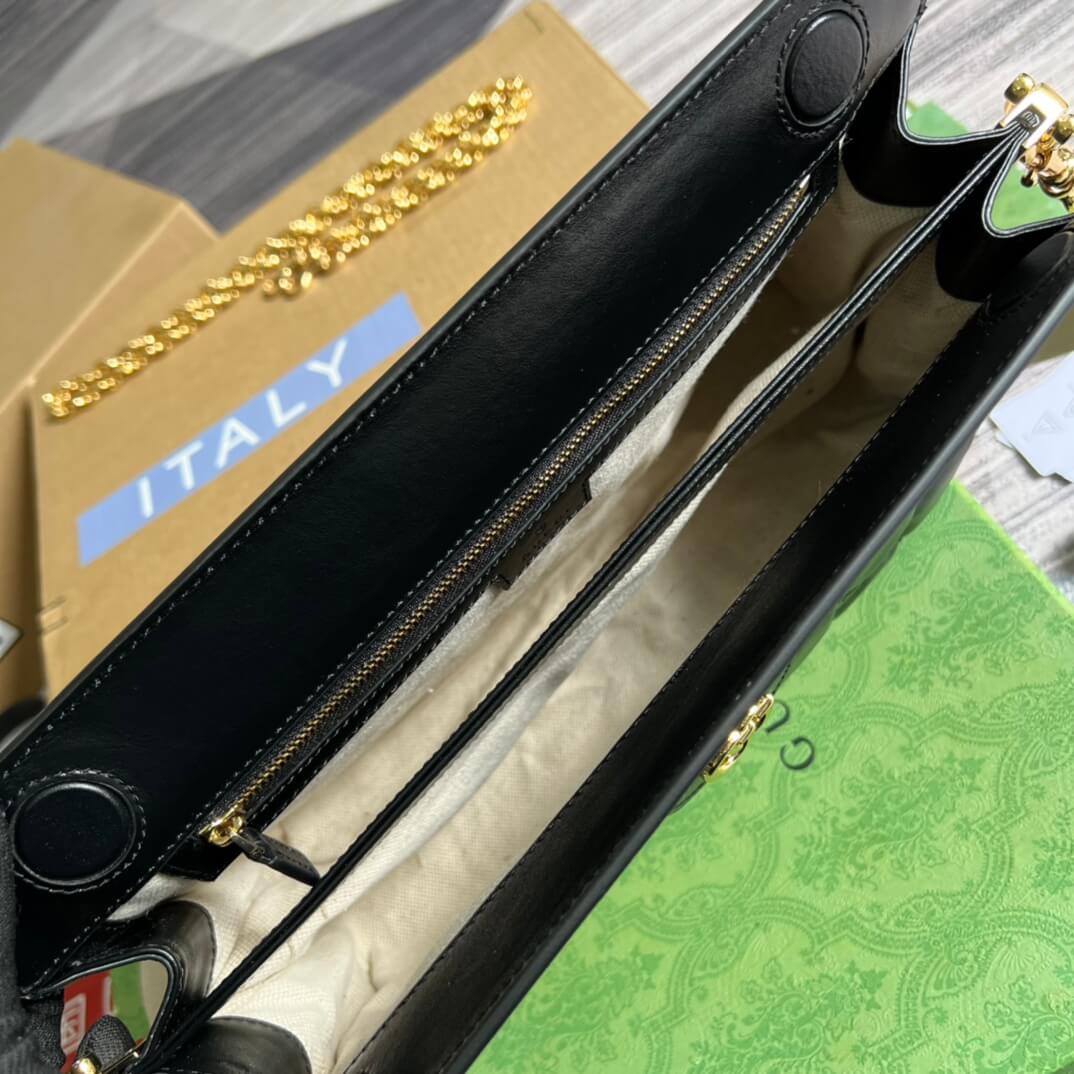 702196 gg matelasse um8hg 1046 32 5cm black shoulder bag cross body bags