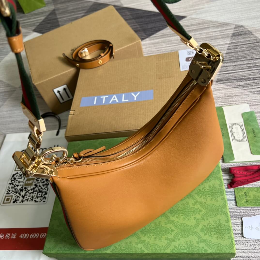 702823 attache gm dark orange 35cm shoulder bag cross body bags