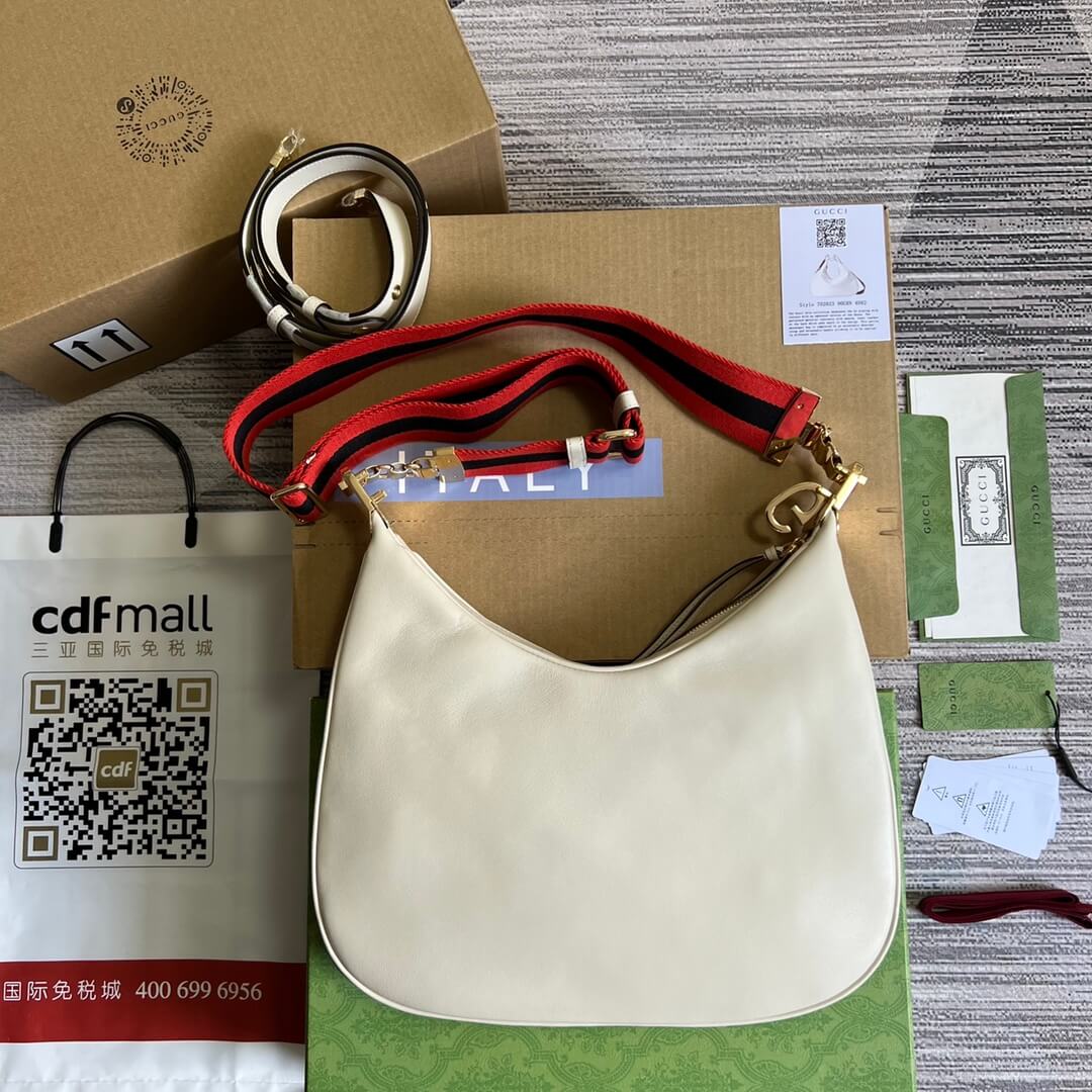 702823 attache gm white 35cm shoulder bag cross body bags