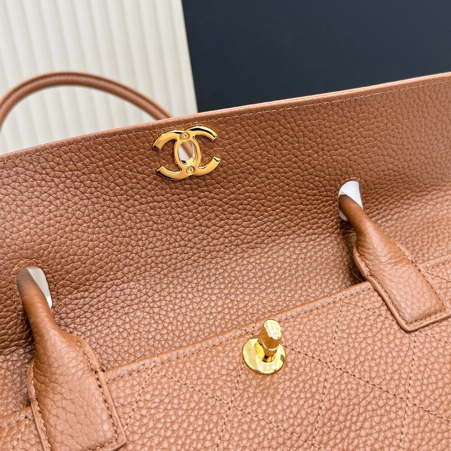 Chanel 26S Flap Bag Brown Calfskin AS6288