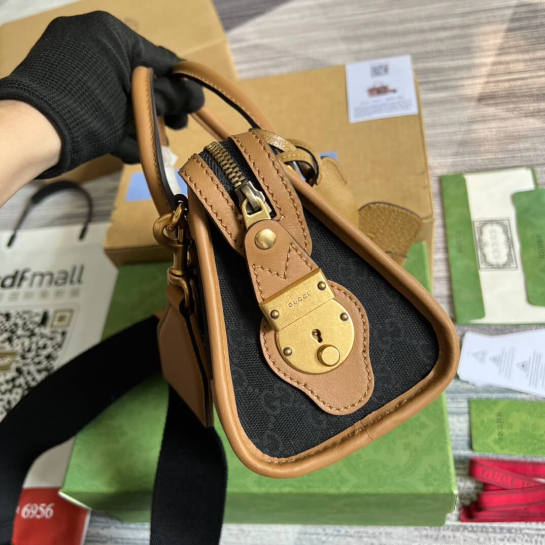 715771 exquisite gucci pm brown 22cm