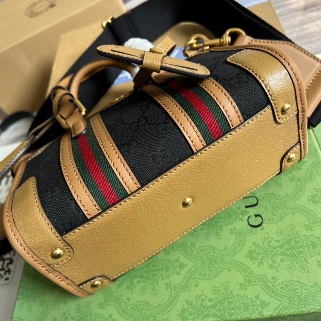 715771 exquisite gucci pm brown 22cm