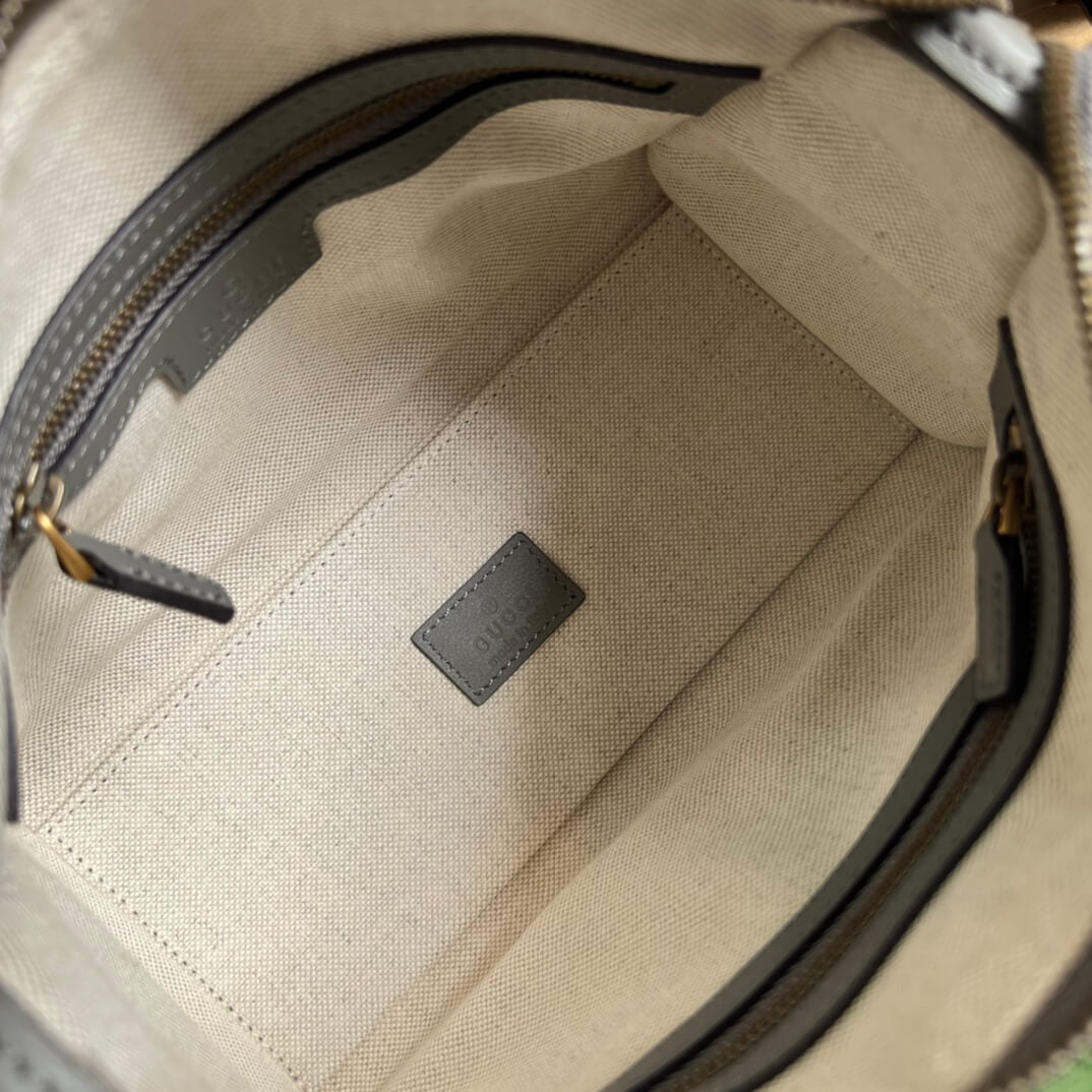 715771 exquisite mini grey 22cm cowhide real leather