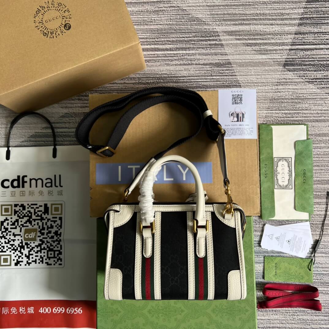 715771 exquisite mini white black 22cm shoulder bag cross body bags handbag