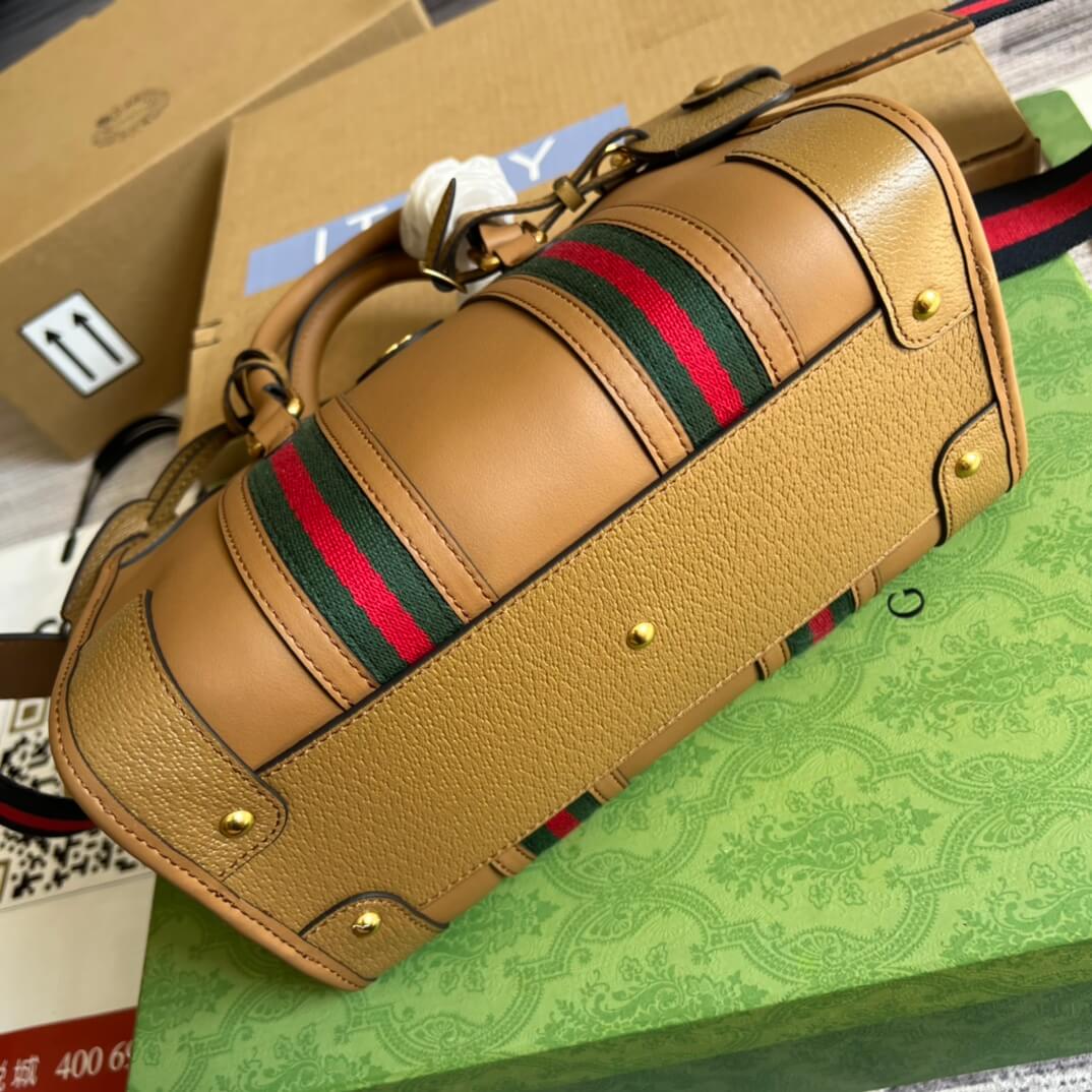 715772 exquisite gucci pm brown 27cm 1