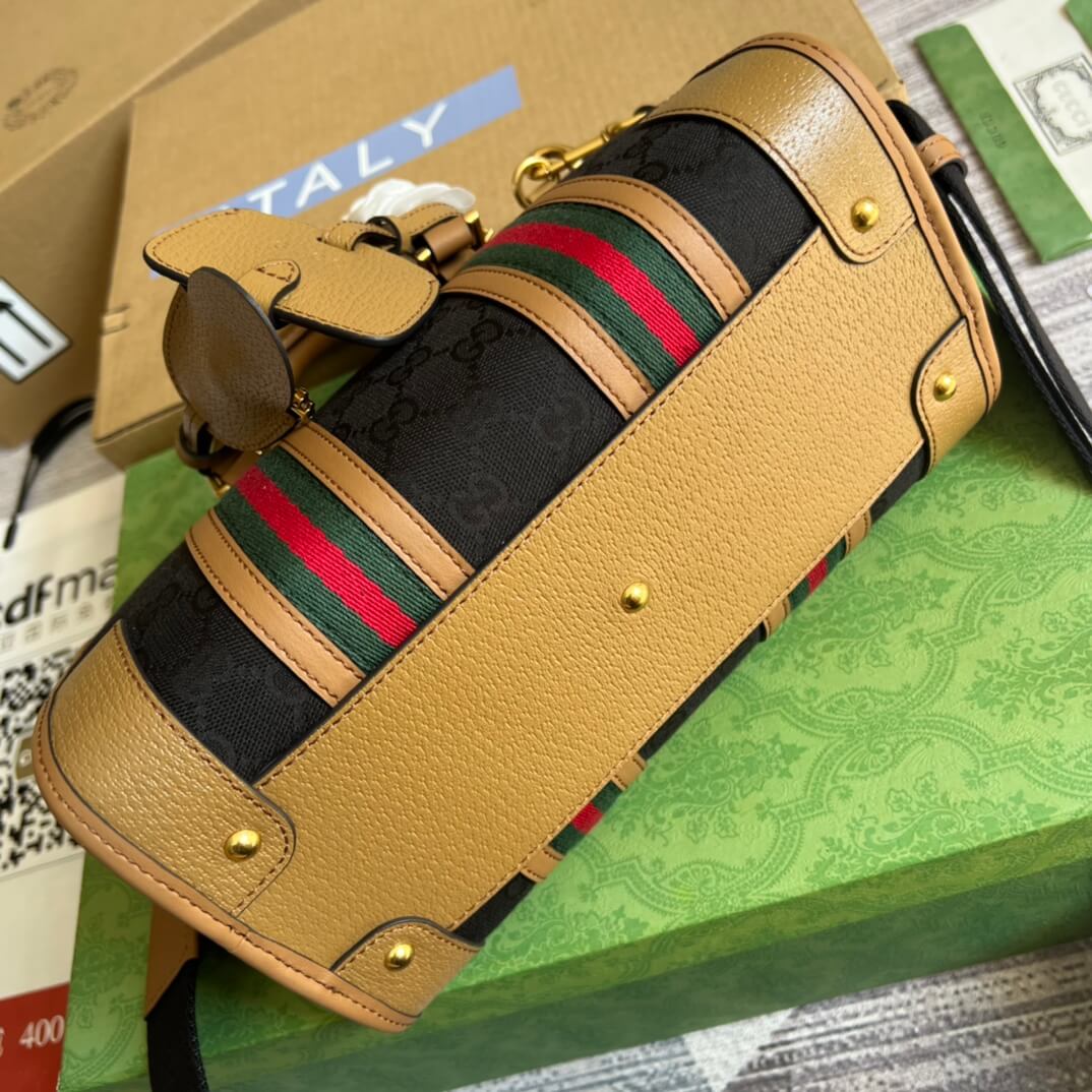 715772 exquisite gucci pm brown 27cm