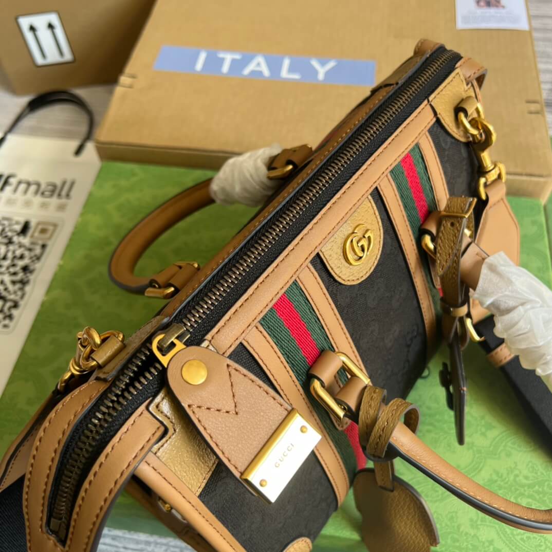 715772 exquisite gucci pm brown 27cm