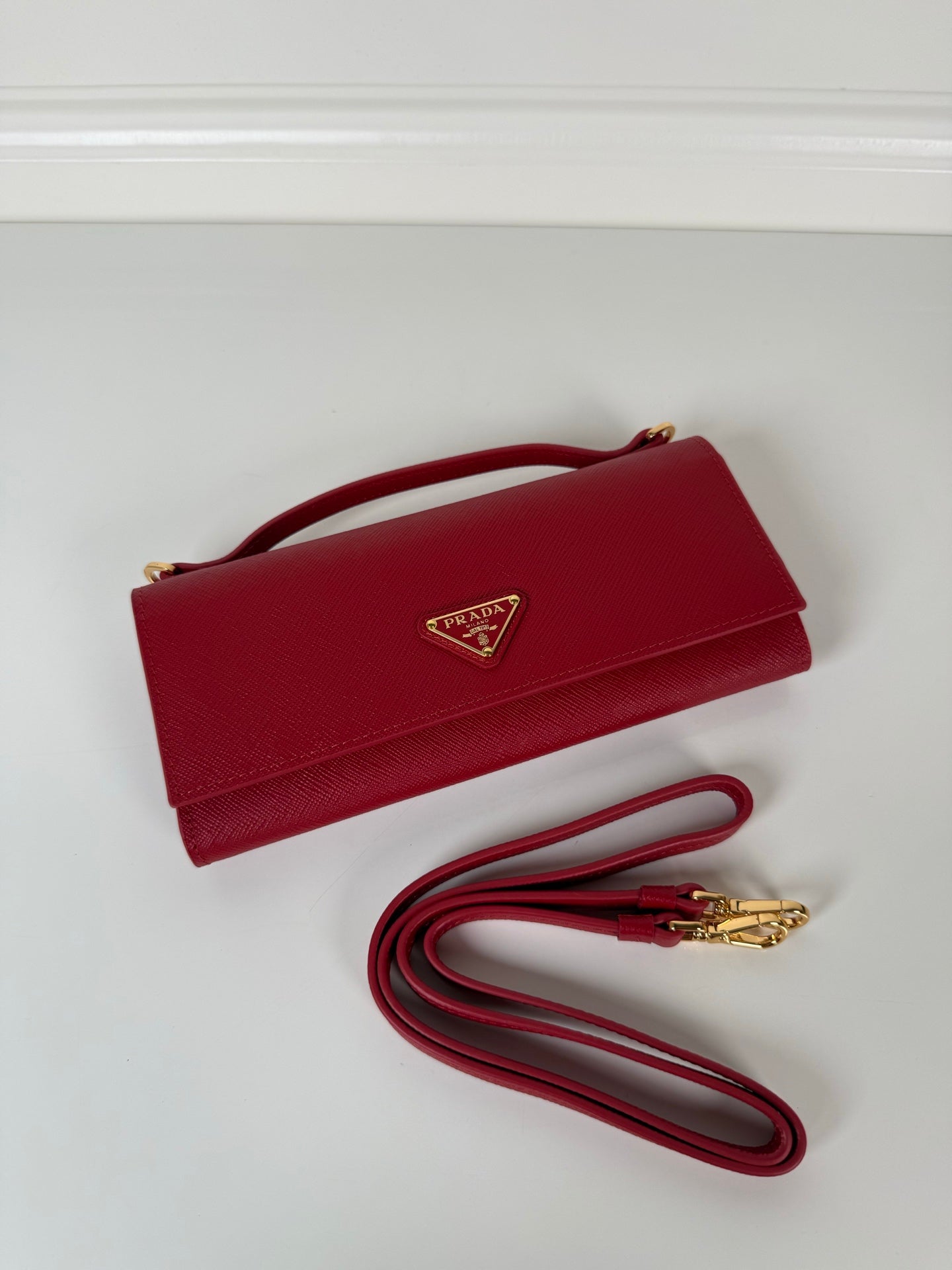 Prada 1MT042 Wallet Red - View 8