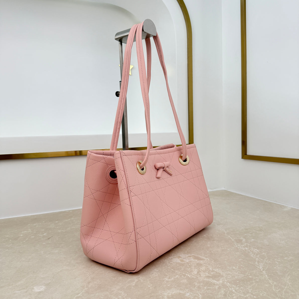 Dior Small Promenade Shopping Bag Pink M1410