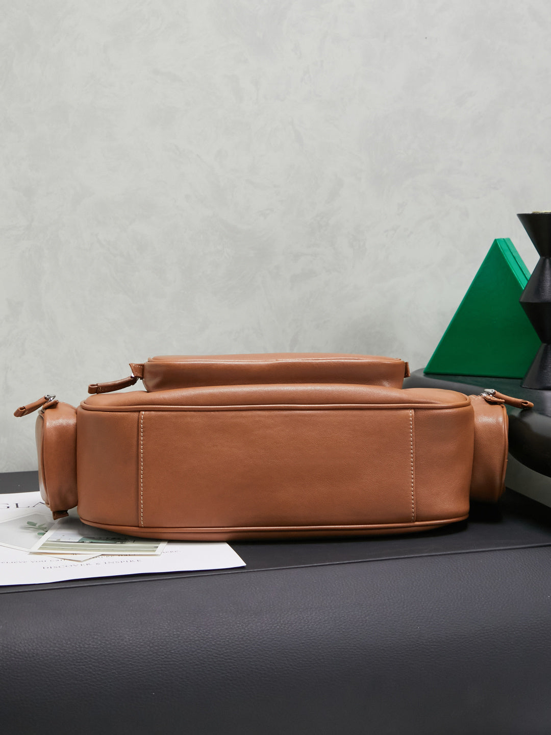 Miu Miu Pocket Bag 5BC189 Brown Caramel - View 3