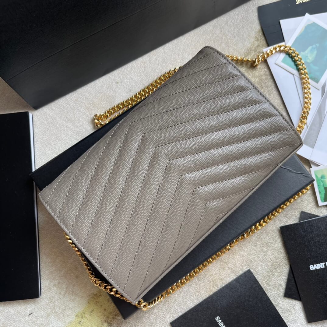 ys l360452 shoulder bag green leather golden color µĸ±±¾