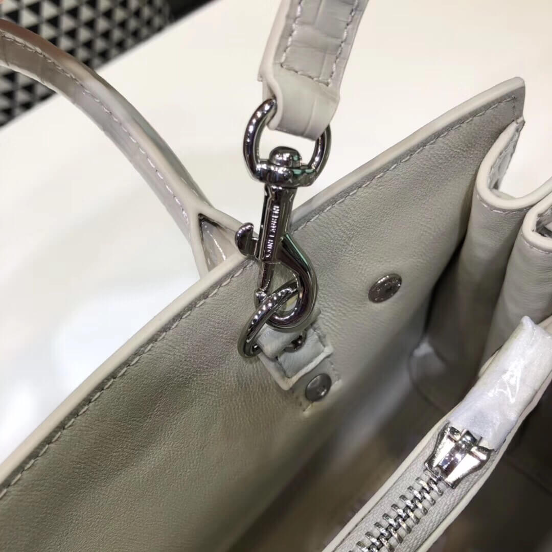 ys l607788 shoulder bag black leather golden color crocodile pattern µĸ±±¾