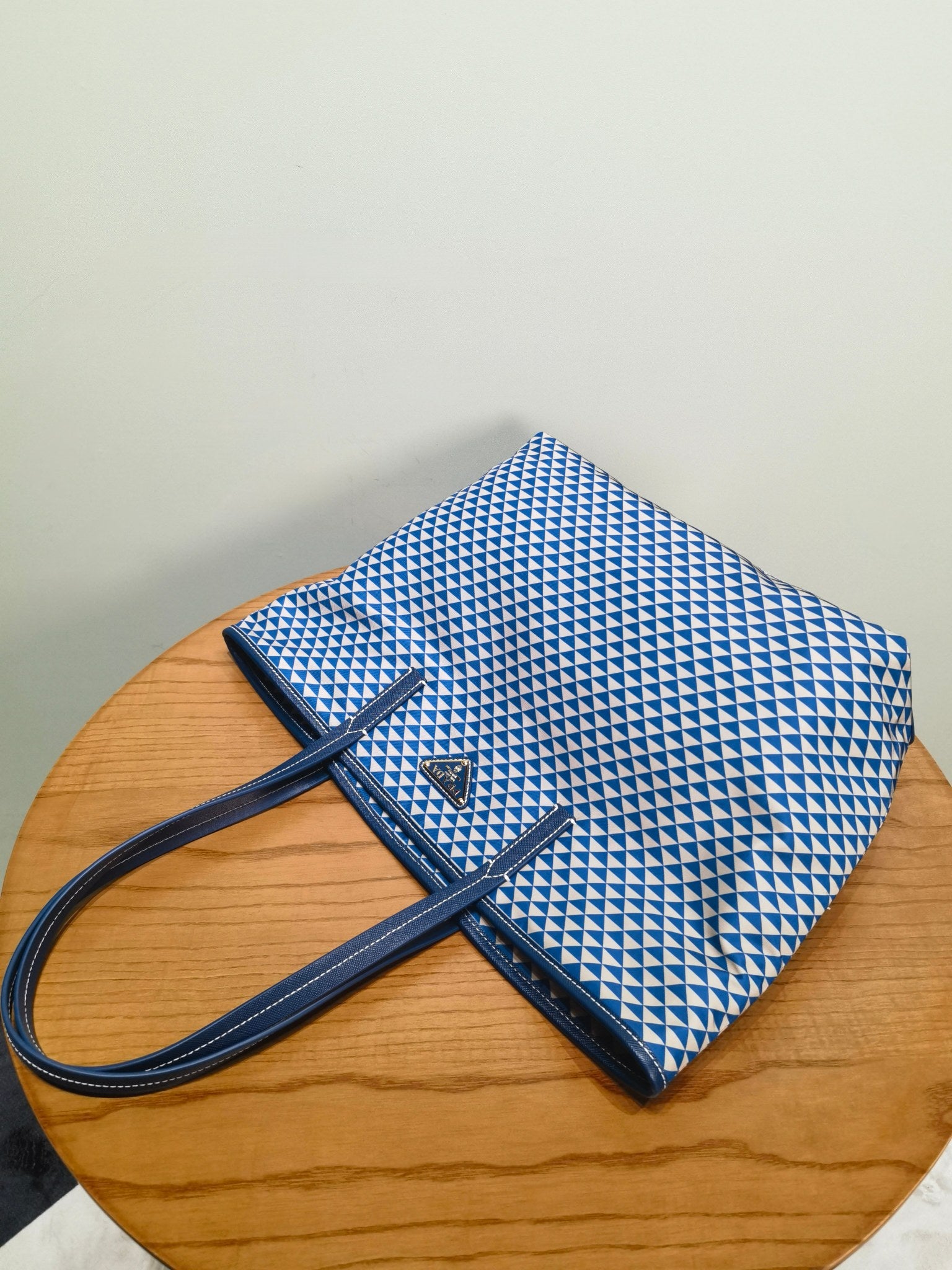 Prada 1BD552 Tote 1BD552 Blue - View 8