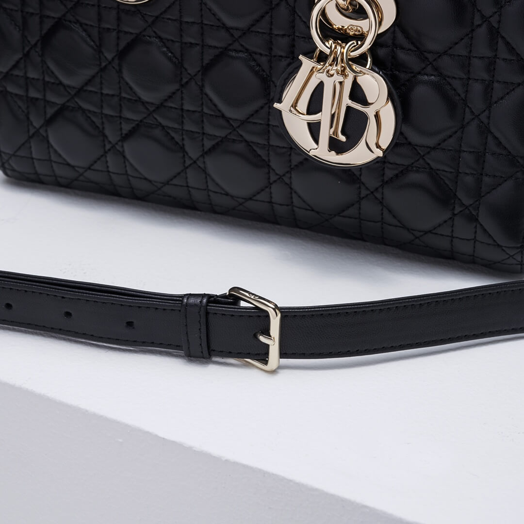 8015 lady d joy handbag black shoulder bag cross body bags 26cm