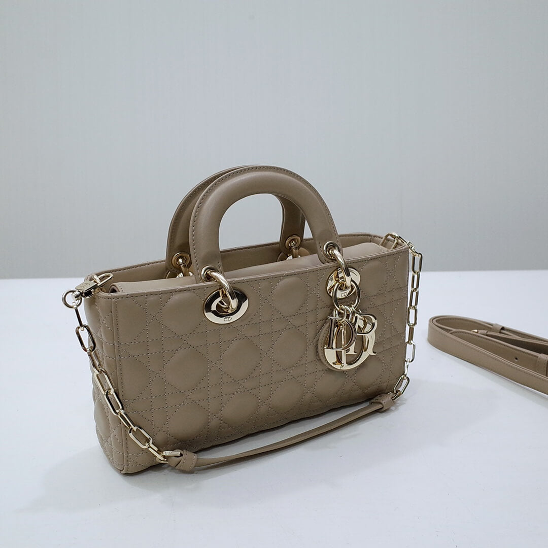 8015 lady d joy handbag brown shoulder bag cross body bags 26cm