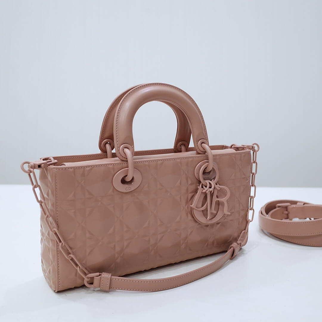 8015 lady d joy handbag nude shoulder bag cross body bags 26cm