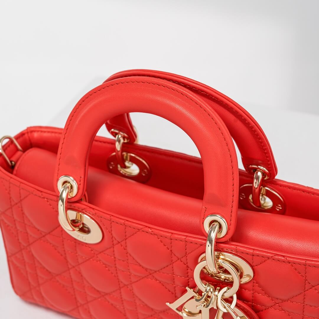 8015 lady d joy handbag red shoulder bag cross body bags 26cm