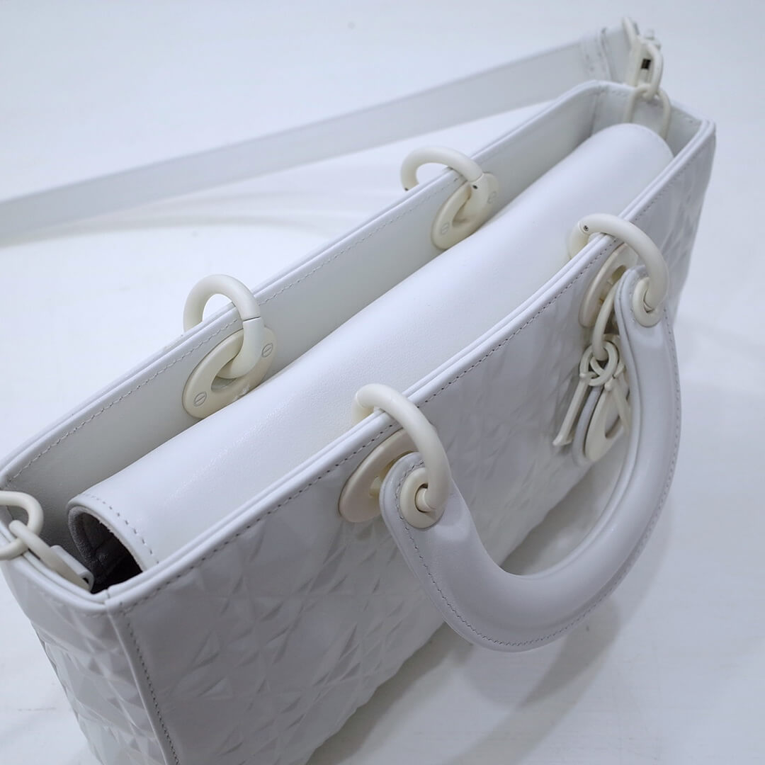 8015 lady d joy handbag white shoulder bag cross body bags 26cm