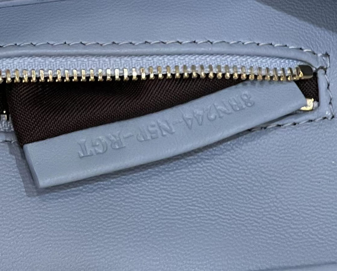 8315 ff peekaboo mini blue leather bag 23cm