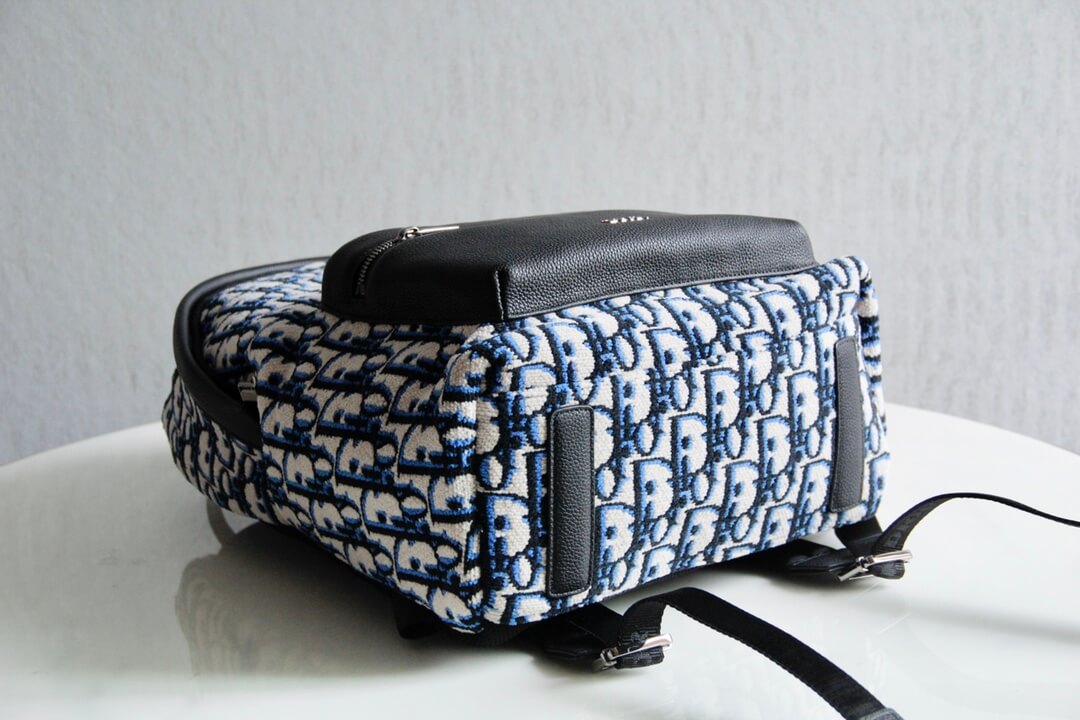 83162l rider oblique backpack dark navy blue embroidery