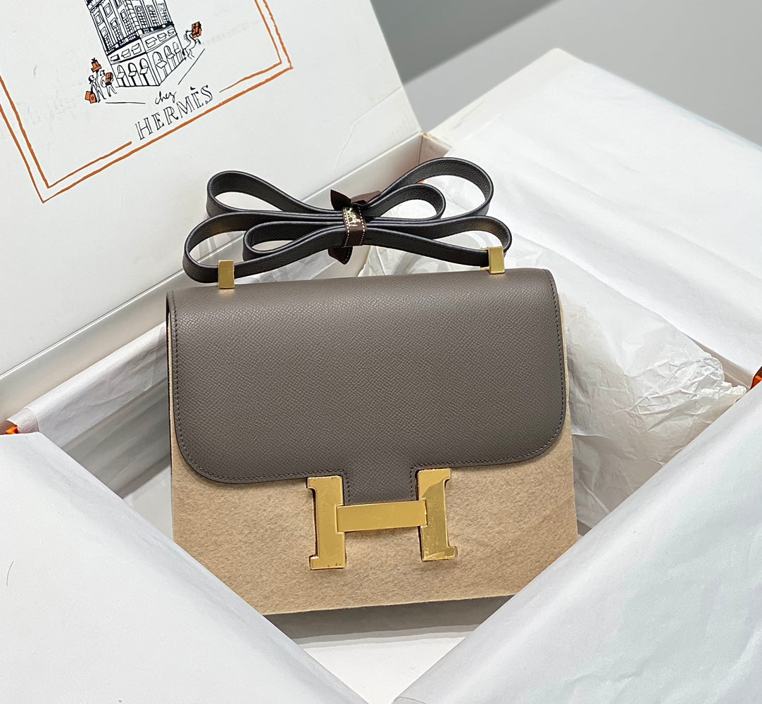 Hermès Constance 23 Pewter Grey Gold 26050923