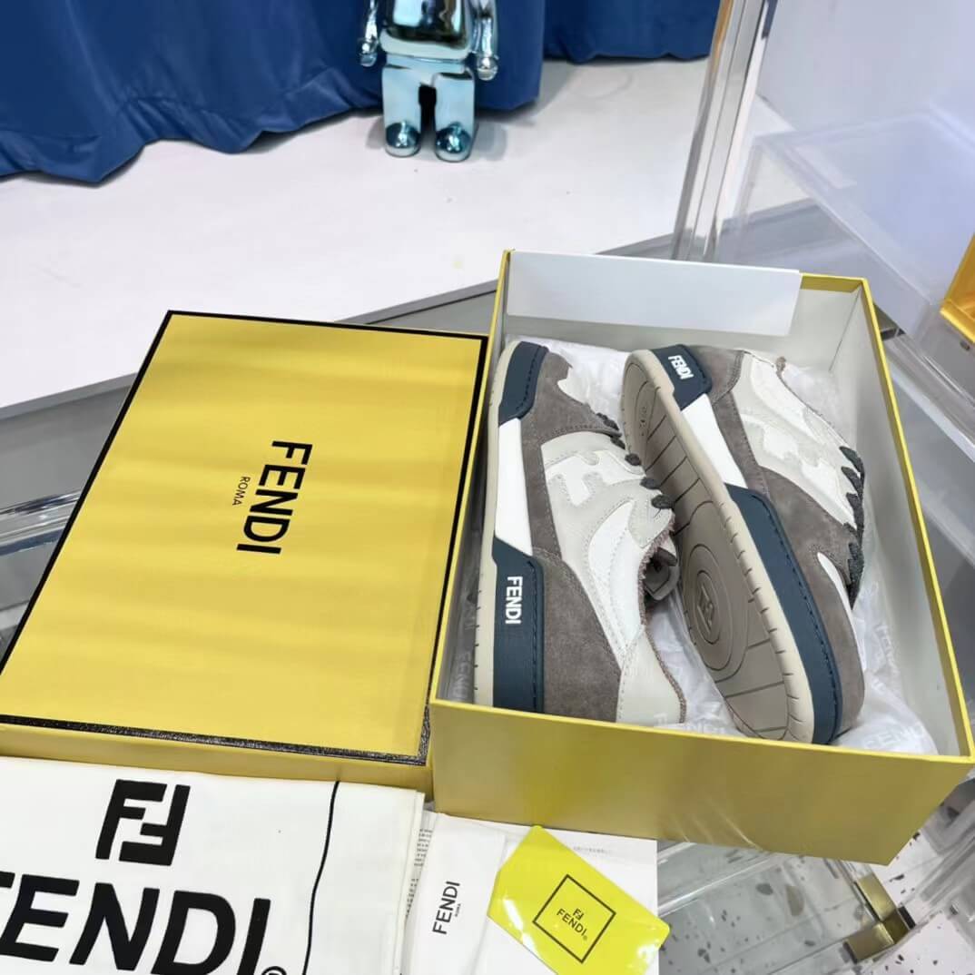fd 8e8415 sneakers match fendi in lycra and grey micronet
