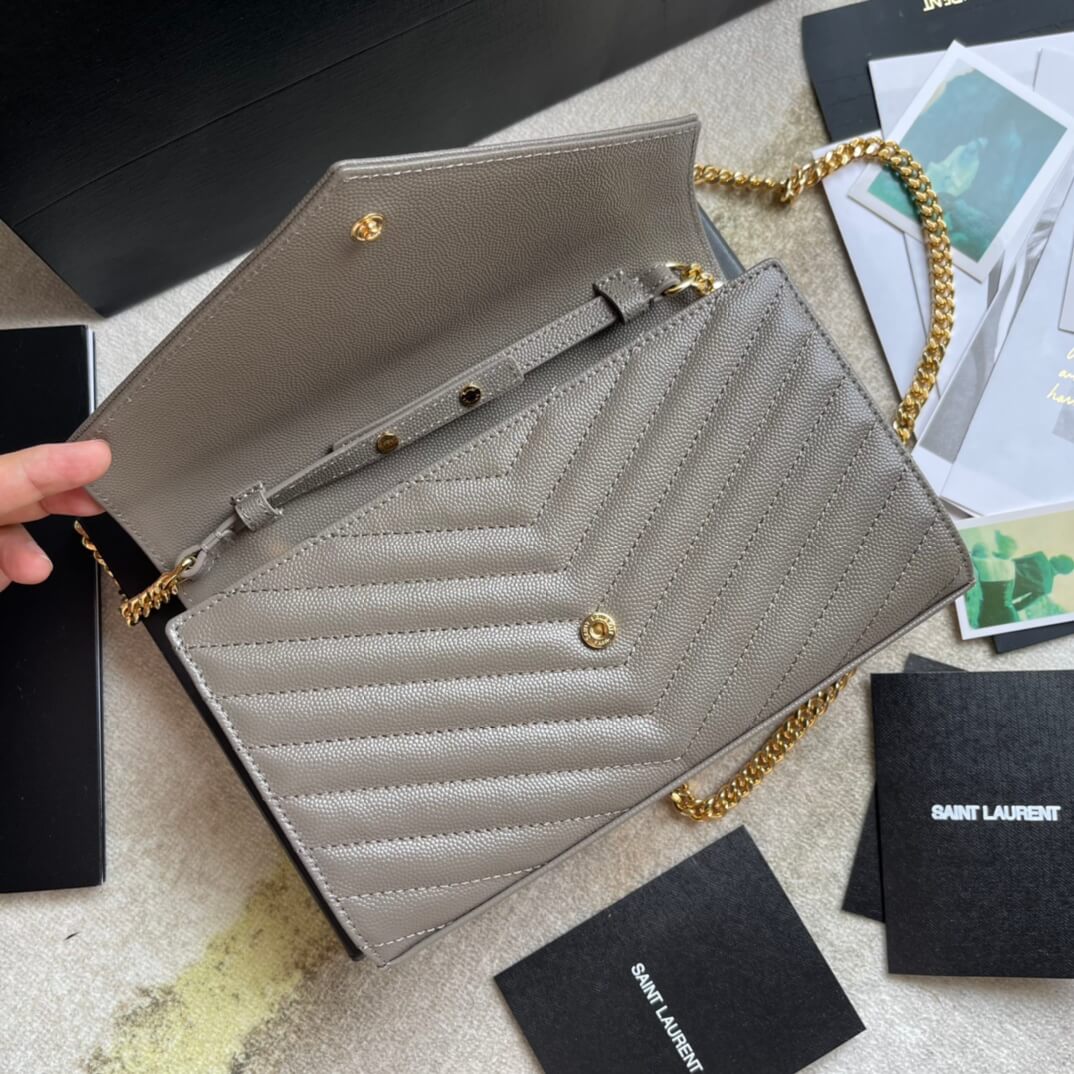 ys l360452 shoulder bag green leather golden color µĸ±±¾