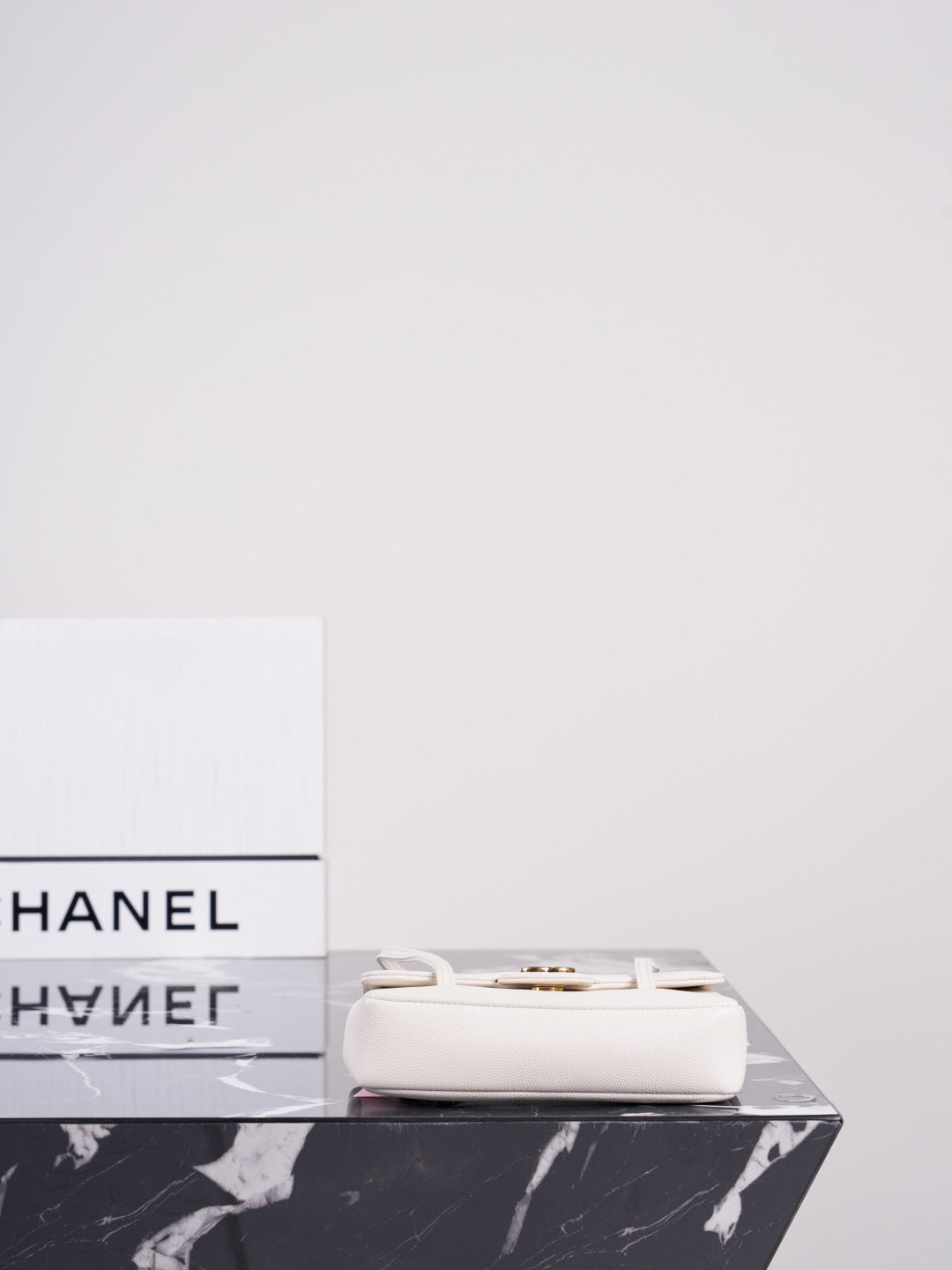 Chanel 26P Mini Preppy Coco Bag White AP5068 - View 4