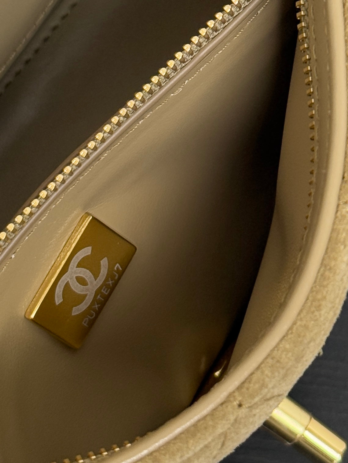 Chanel Maxi Mini Flap Bag Brown Gold Hardware AS6626