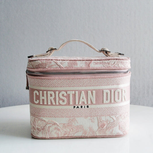 9012 travel pink cosmetic case womens makeup bag embroidery