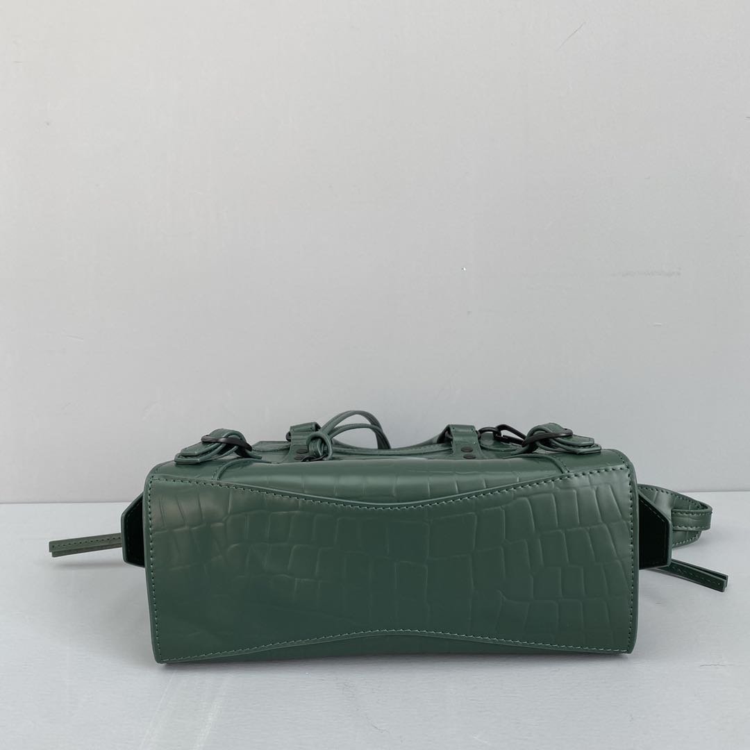 balenciaga neo classic small size army green 92535