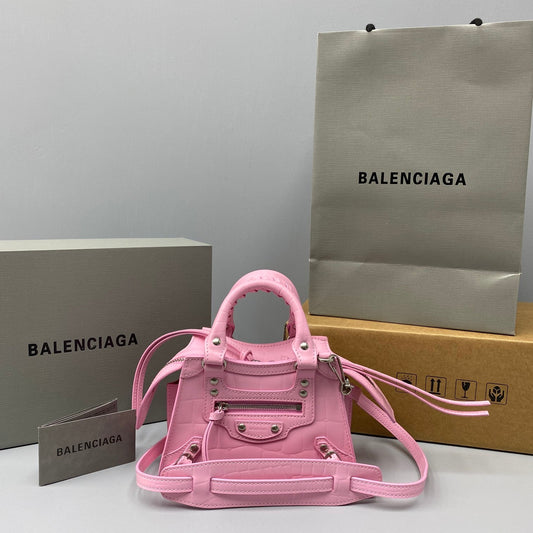balenciaga neo classic mini size pink 92535