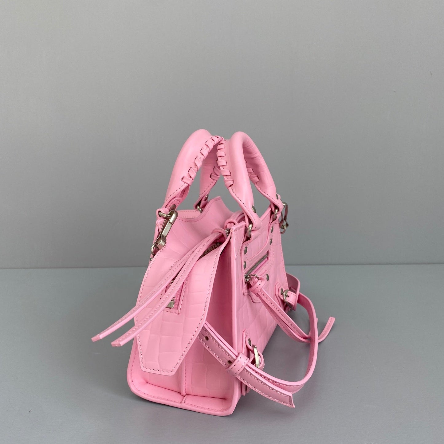 balenciaga bag small size pink neo classic