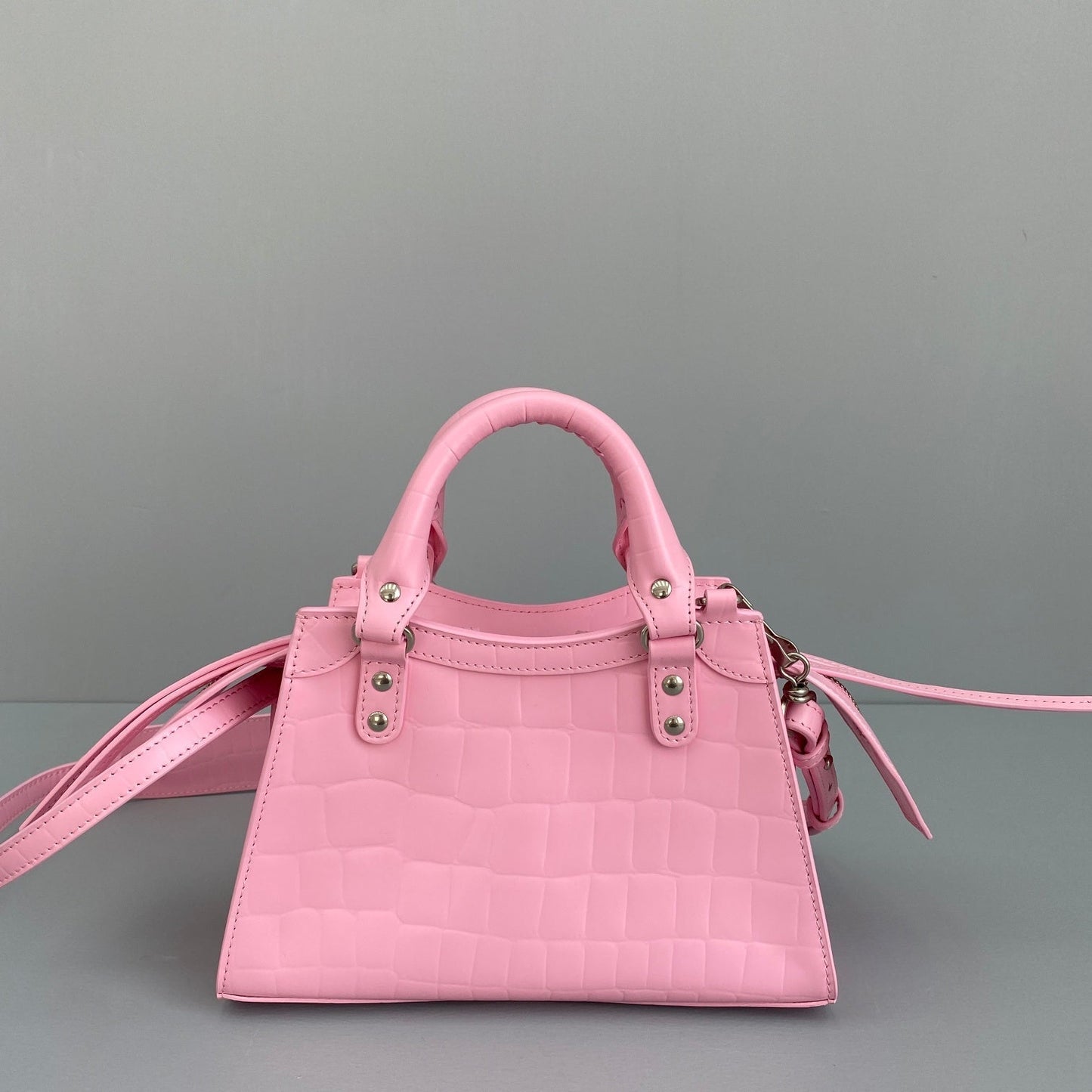 balenciaga bag small size pink neo classic
