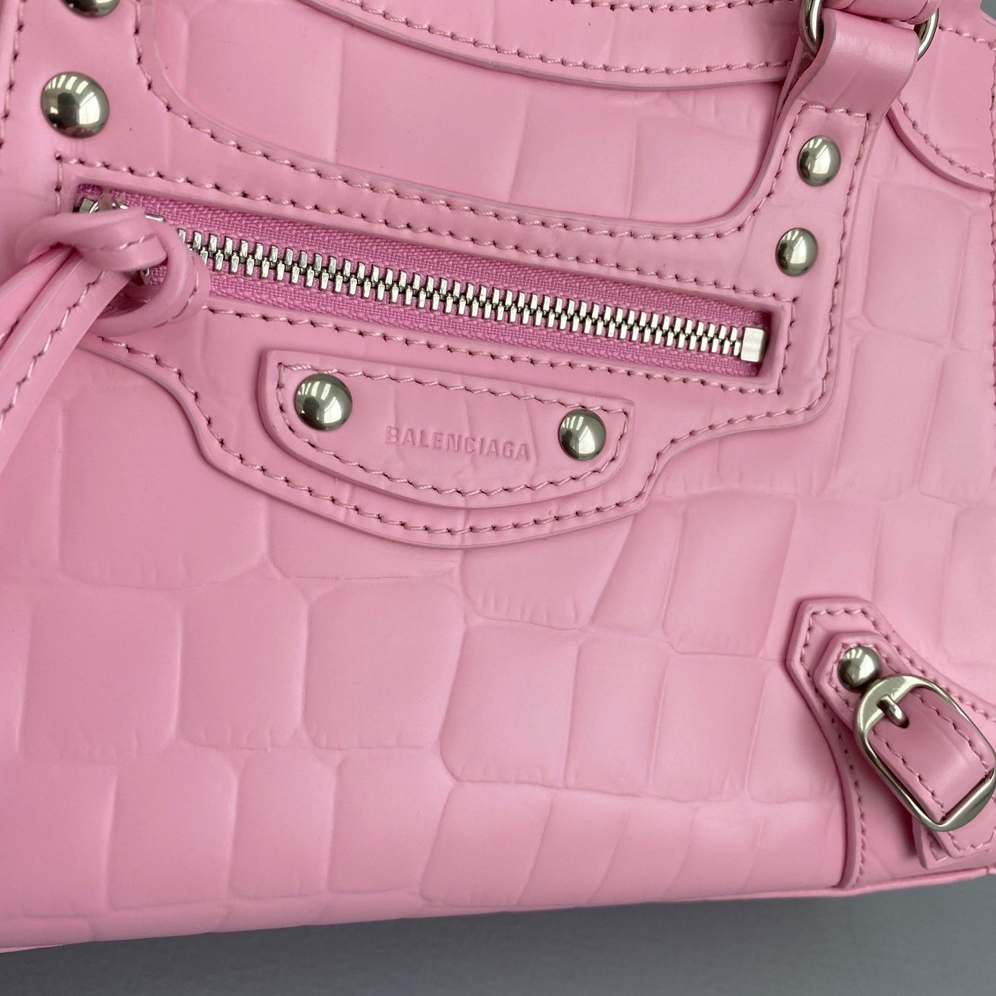 balenciaga bag small size pink neo classic
