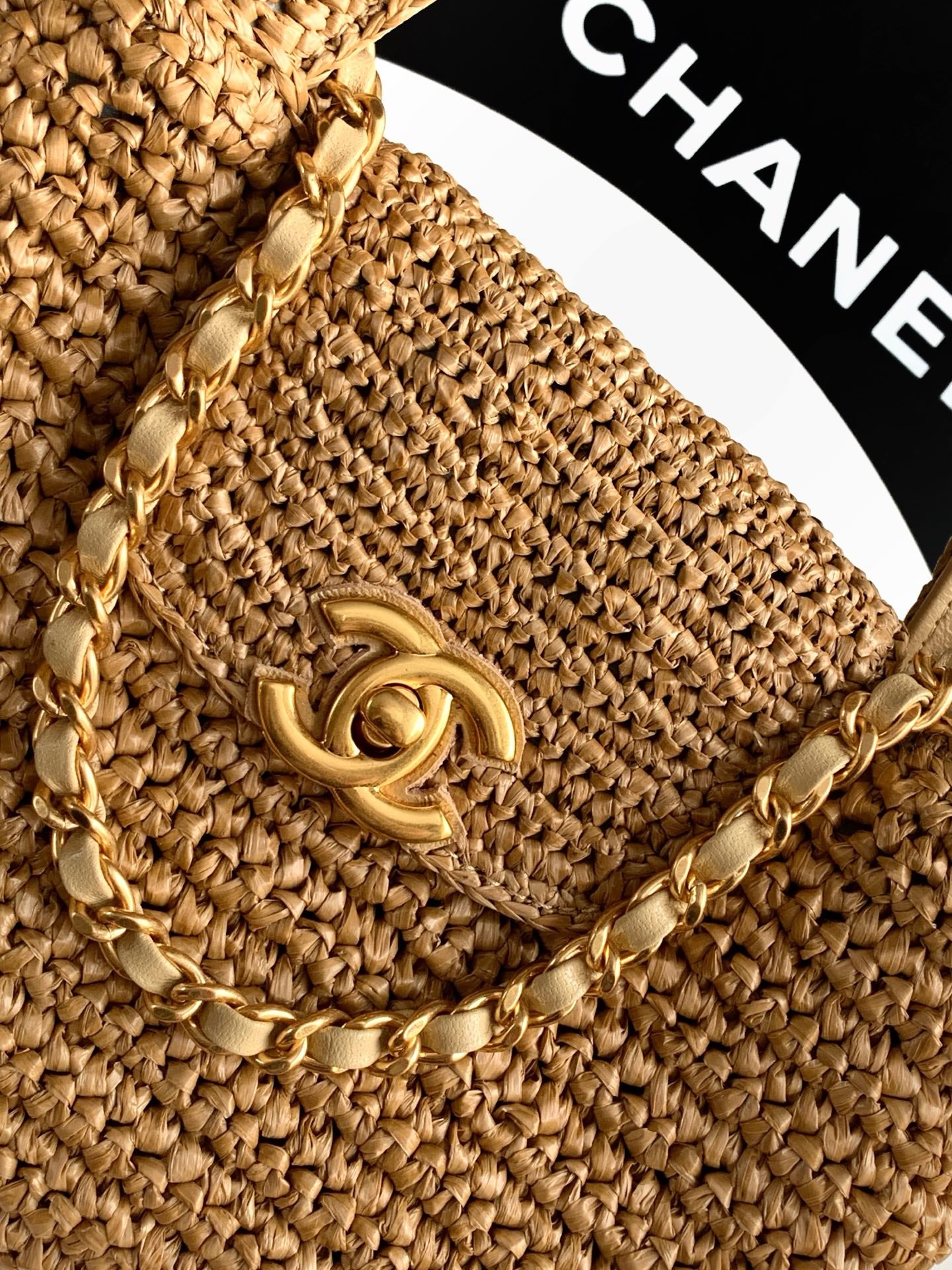 Chanel 26C Kelly Chain Bag Brown AS4416