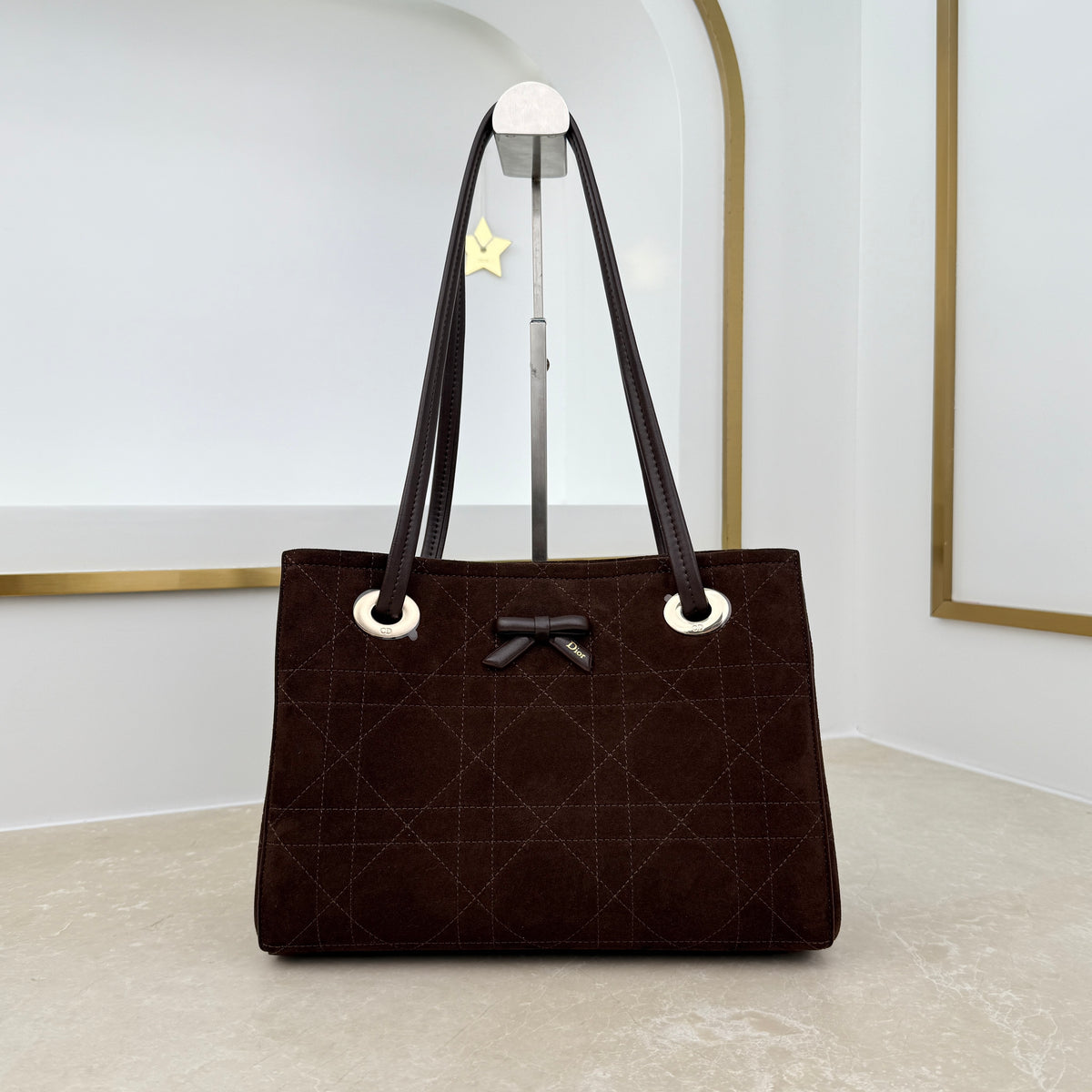 Dior Small Promenade Shopping Bag Coffee M1410