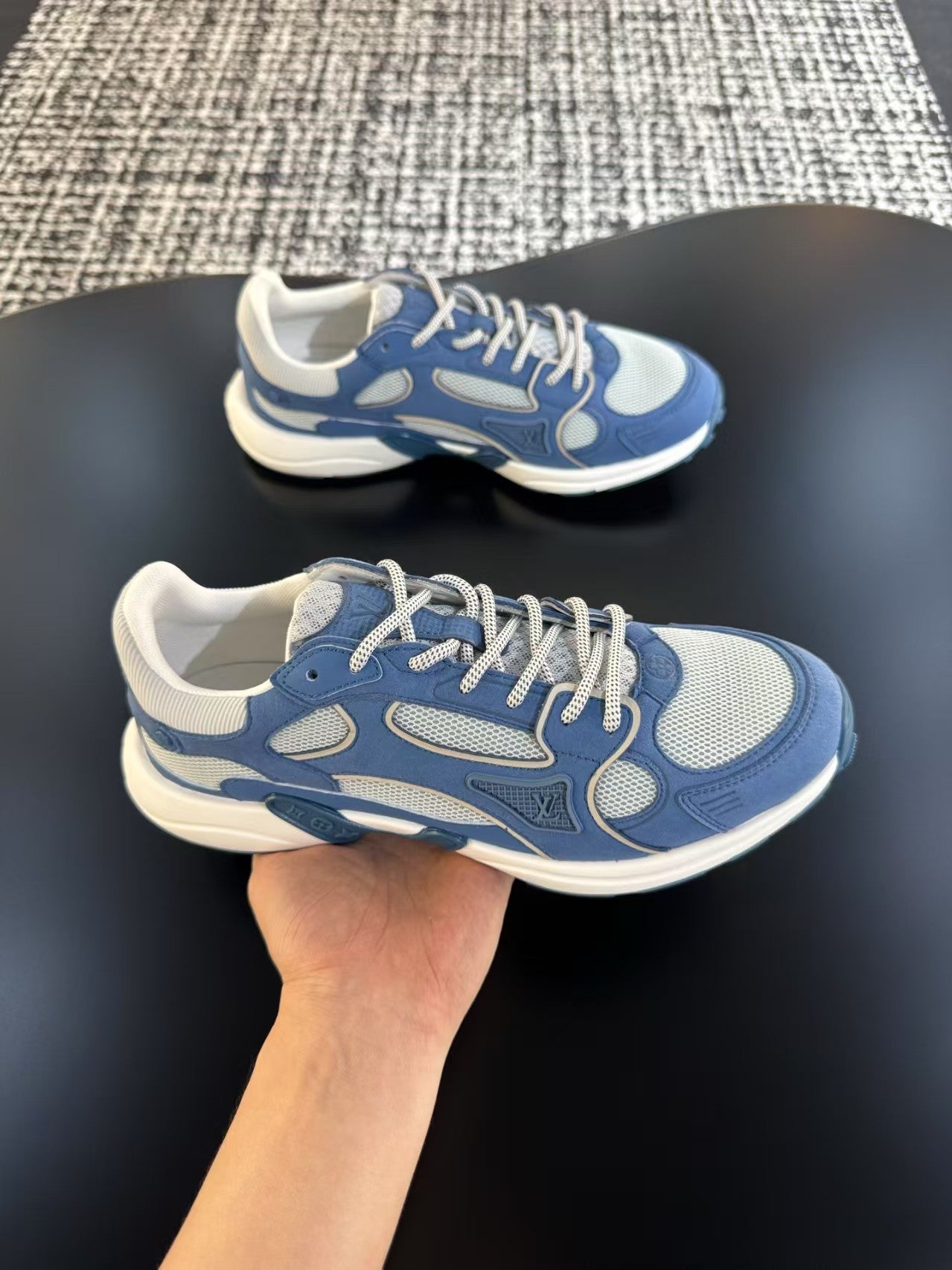 LV Olympia Sneaker Bue couple's collection IAHOIL